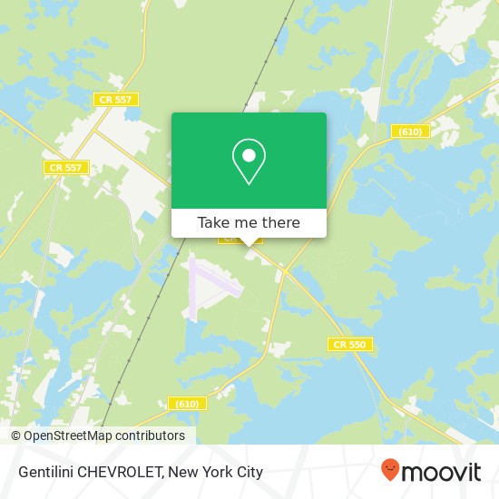 Mapa de Gentilini CHEVROLET, 500 John S Penn Blvd