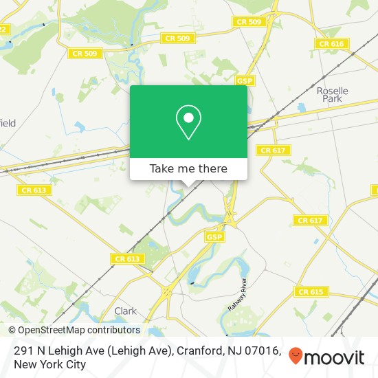 291 N Lehigh Ave (Lehigh Ave), Cranford, NJ 07016 map