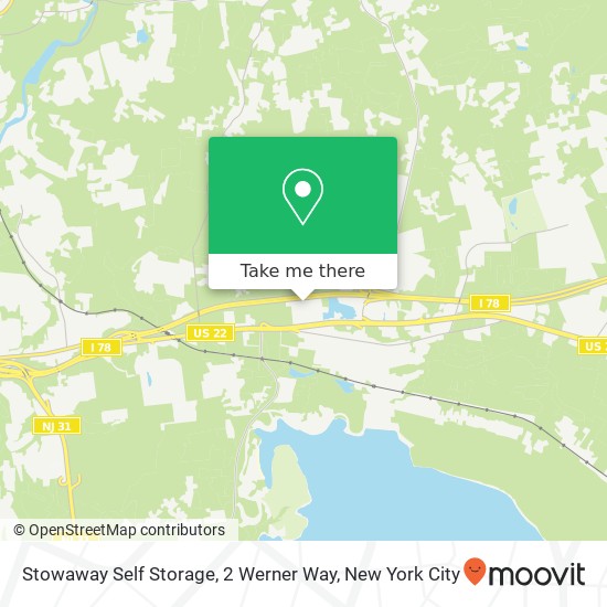 Stowaway Self Storage, 2 Werner Way map