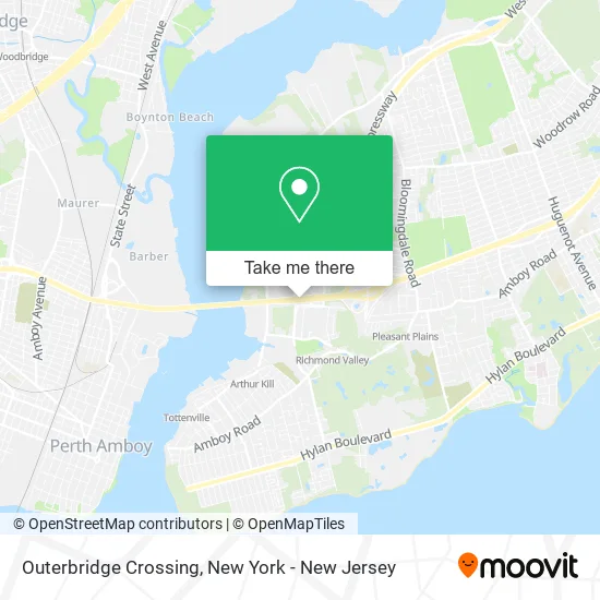 Outerbridge Crossing map