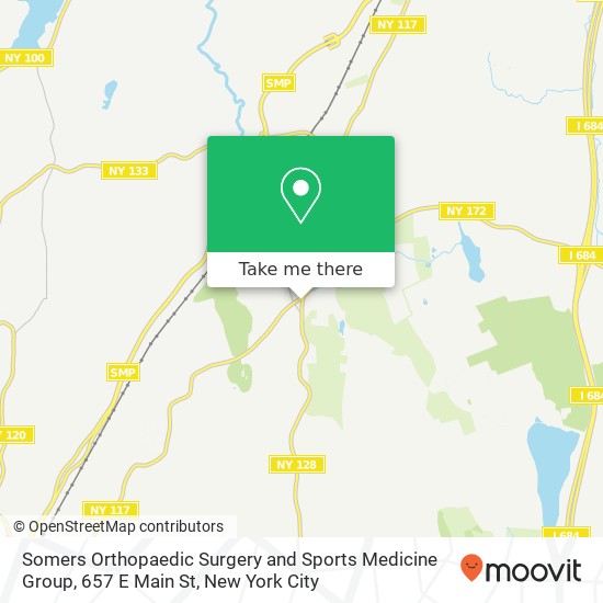 Somers Orthopaedic Surgery and Sports Medicine Group, 657 E Main St map