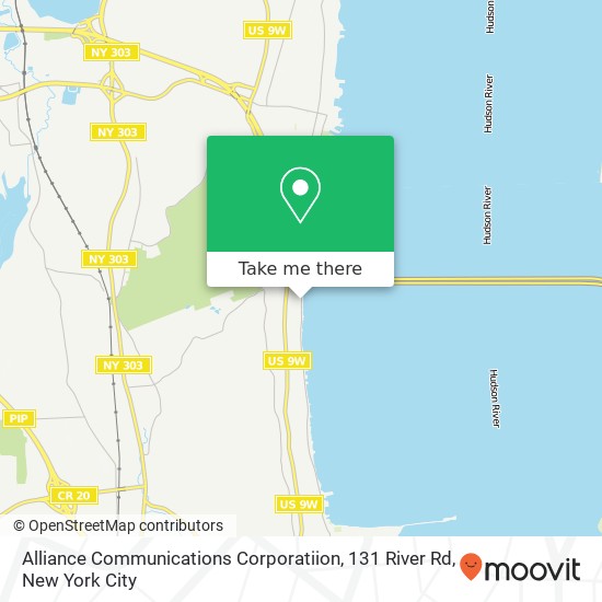 Alliance Communications Corporatiion, 131 River Rd map