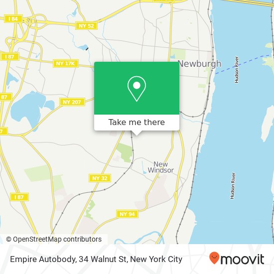 Mapa de Empire Autobody, 34 Walnut St