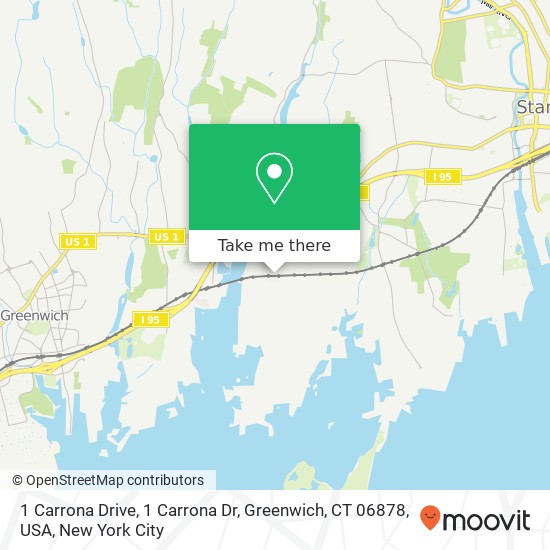 1 Carrona Drive, 1 Carrona Dr, Greenwich, CT 06878, USA map