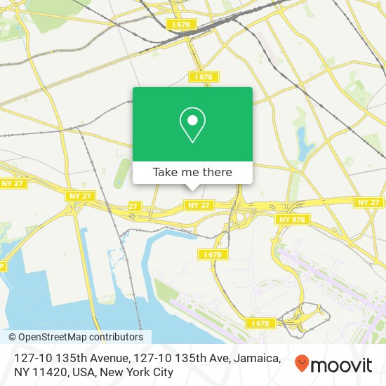 Mapa de 127-10 135th Avenue, 127-10 135th Ave, Jamaica, NY 11420, USA