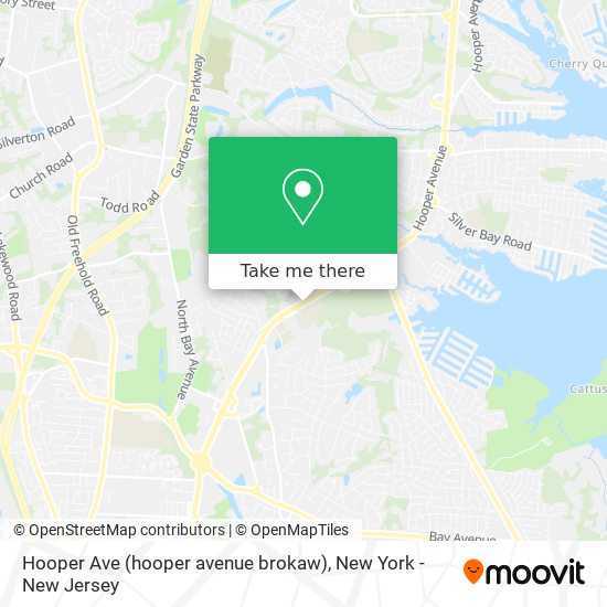 Hooper Ave (hooper avenue brokaw) map