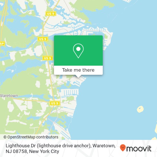 Lighthouse Dr (lighthouse drive anchor), Waretown, NJ 08758 map