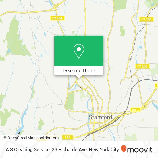 Mapa de A S Cleaning Service, 23 Richards Ave