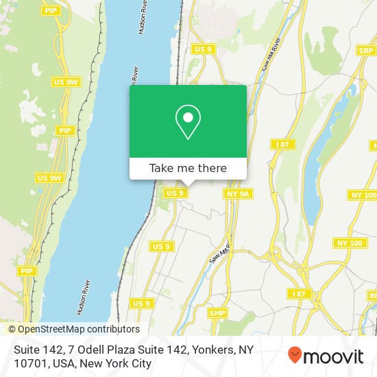 Mapa de Suite 142, 7 Odell Plaza Suite 142, Yonkers, NY 10701, USA
