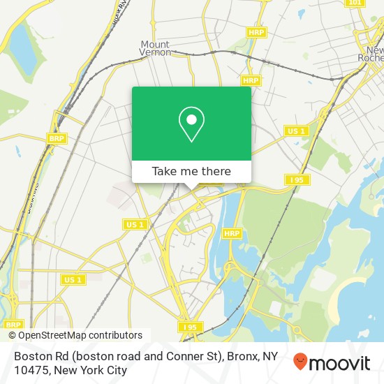 Boston Rd (boston road and Conner St), Bronx, NY 10475 map