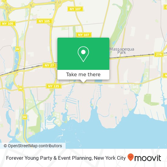 Forever Young Party & Event Planning, 4242 Merrick Rd map