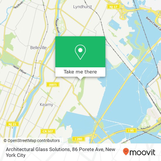 Architectural Glass Solutions, 86 Porete Ave map