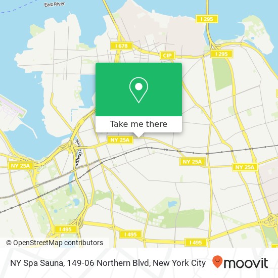 NY Spa Sauna, 149-06 Northern Blvd map