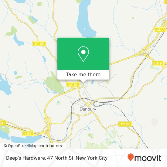 Mapa de Deep's Hardware, 47 North St