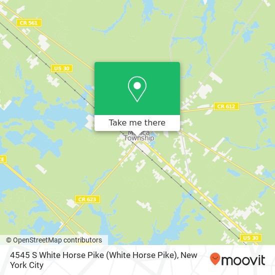 4545 S White Horse Pike (White Horse Pike), Hammonton, NJ 08037 map