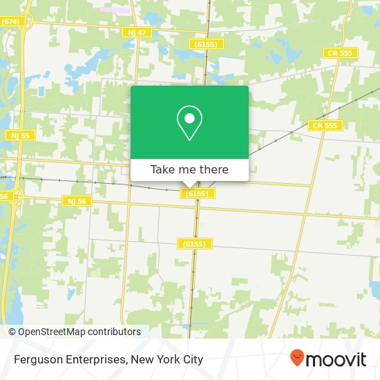 Mapa de Ferguson Enterprises, 428 W Pear St