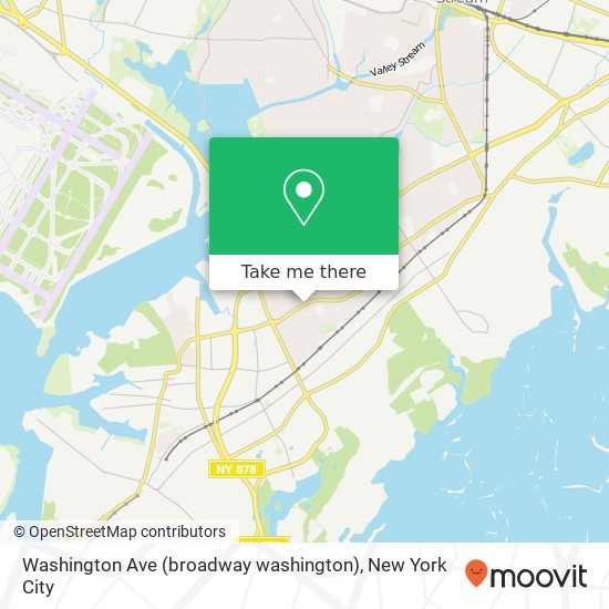 Mapa de Washington Ave (broadway washington), Cedarhurst, NY 11516