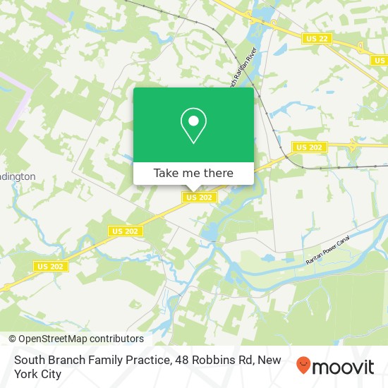 South Branch Family Practice, 48 Robbins Rd map