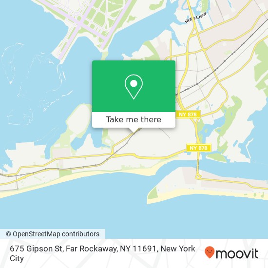 Mapa de 675 Gipson St, Far Rockaway, NY 11691