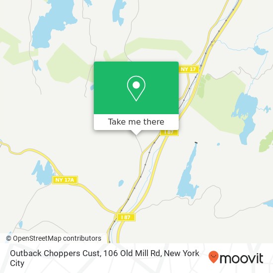 Outback Choppers Cust, 106 Old Mill Rd map