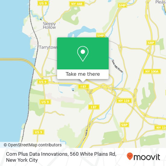 Mapa de Com Plus Data Innovations, 560 White Plains Rd