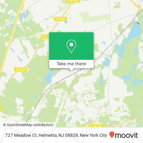 727 Meadow Ct, Helmetta, NJ 08828 map