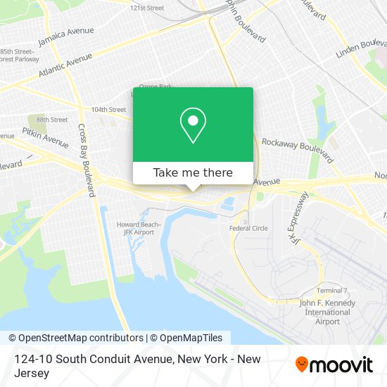 124-10 South Conduit Avenue map