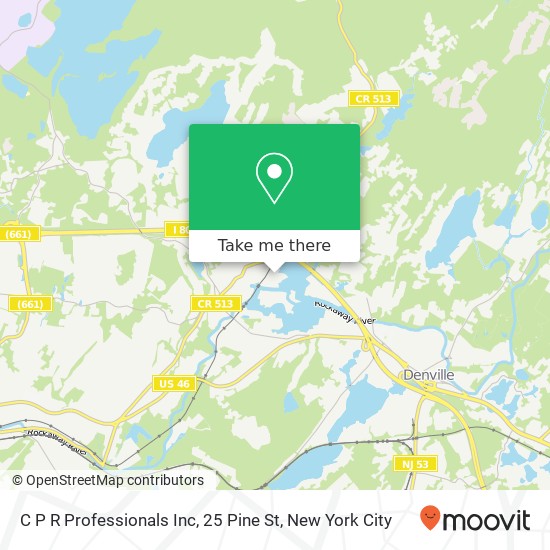 Mapa de C P R Professionals Inc, 25 Pine St