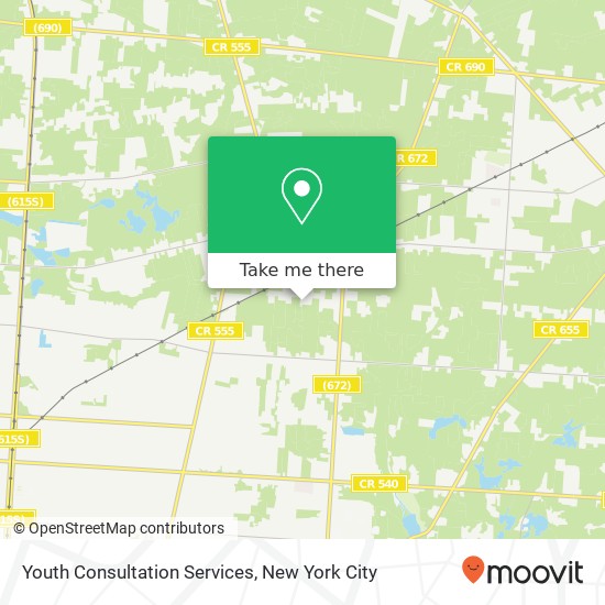 Mapa de Youth Consultation Services, 2345 Vine Rd