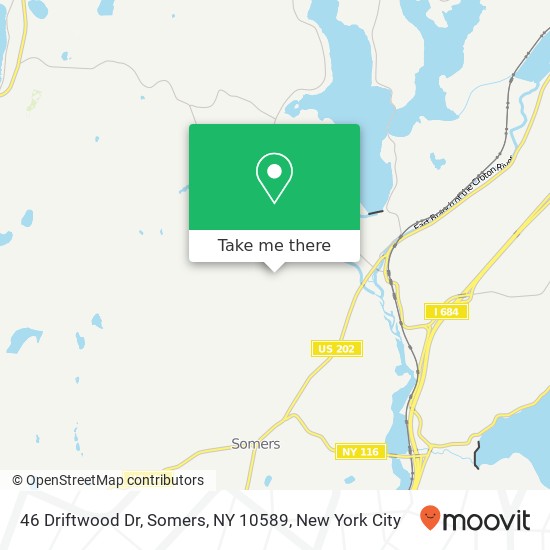 46 Driftwood Dr, Somers, NY 10589 map