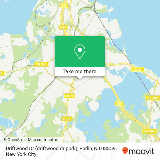 Driftwood Dr (driftwood dr park), Parlin, NJ 08859 map