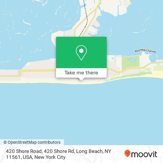 420 Shore Road, 420 Shore Rd, Long Beach, NY 11561, USA map