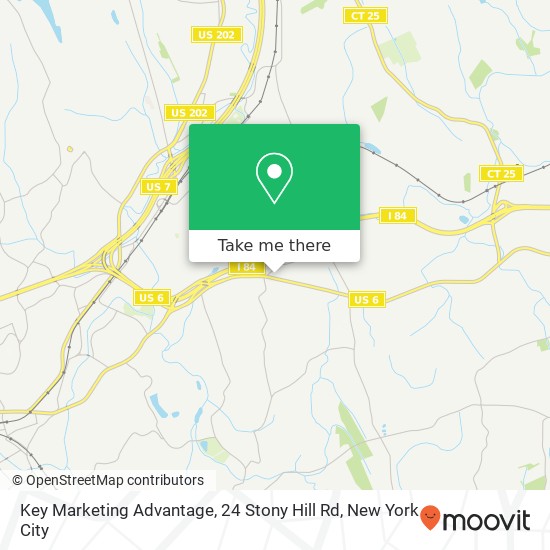 Key Marketing Advantage, 24 Stony Hill Rd map