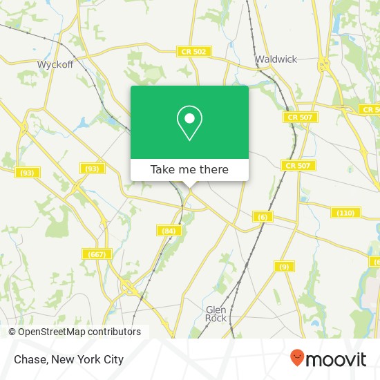 Chase, 129 Godwin Ave map