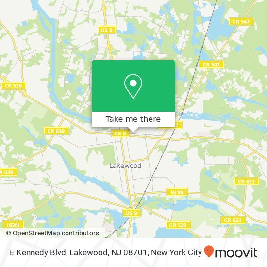 E Kennedy Blvd, Lakewood, NJ 08701 map