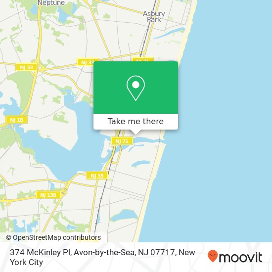 374 McKinley Pl, Avon-by-the-Sea, NJ 07717 map