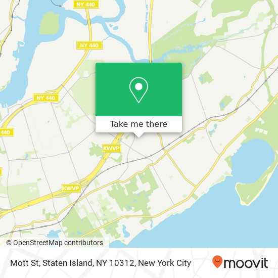 Mapa de Mott St, Staten Island, NY 10312