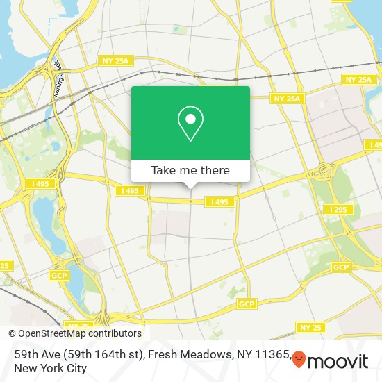 59th Ave (59th 164th st), Fresh Meadows, NY 11365 map