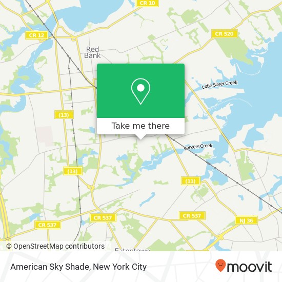 Mapa de American Sky Shade, 11 Dorchester Way