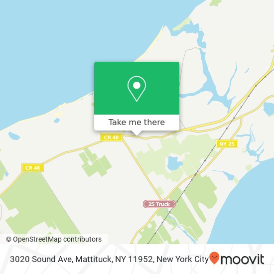 Mapa de 3020 Sound Ave, Mattituck, NY 11952