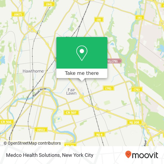 Medco Health Solutions map