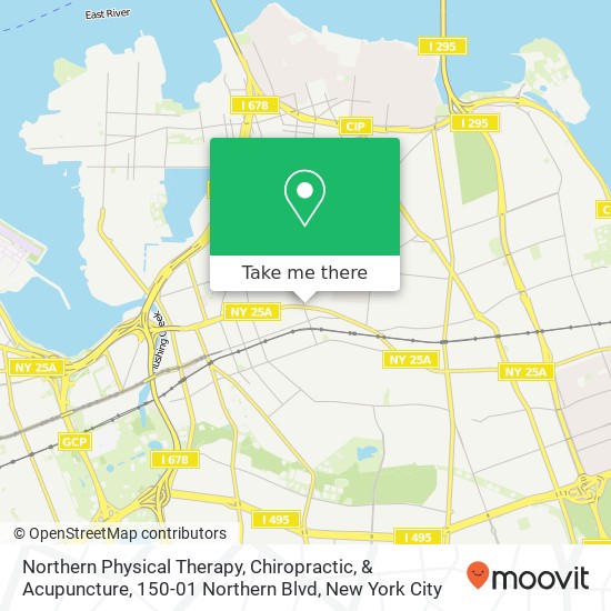 Northern Physical Therapy, Chiropractic, & Acupuncture, 150-01 Northern Blvd map