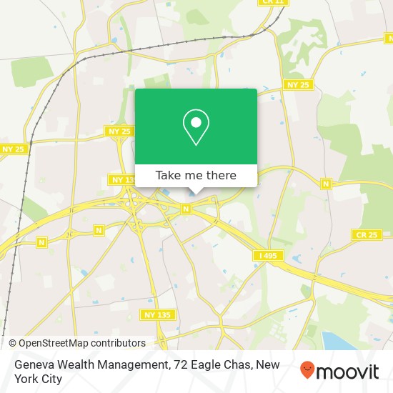 Mapa de Geneva Wealth Management, 72 Eagle Chas