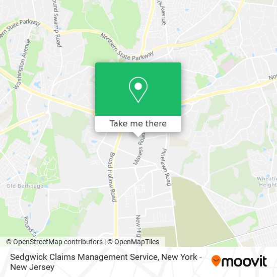 Mapa de Sedgwick Claims Management Service