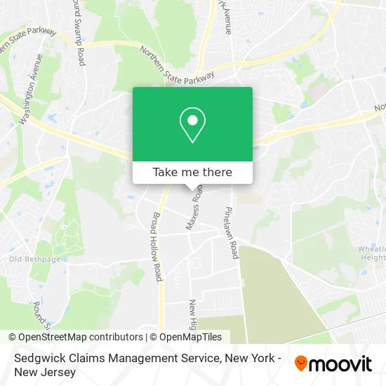 Sedgwick Claims Management Service map