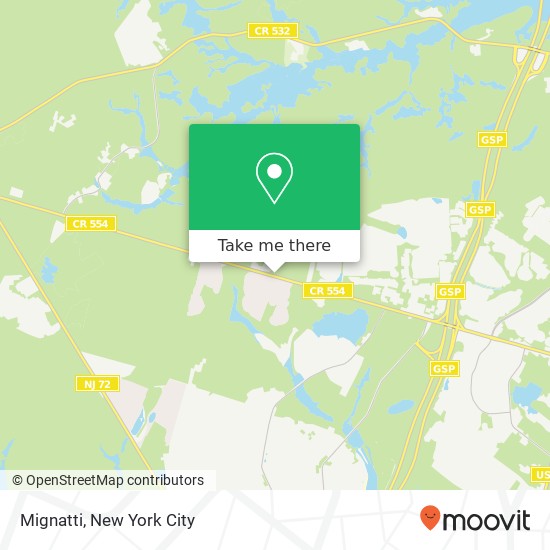 Mapa de Mignatti, 1200 W Bay Ave