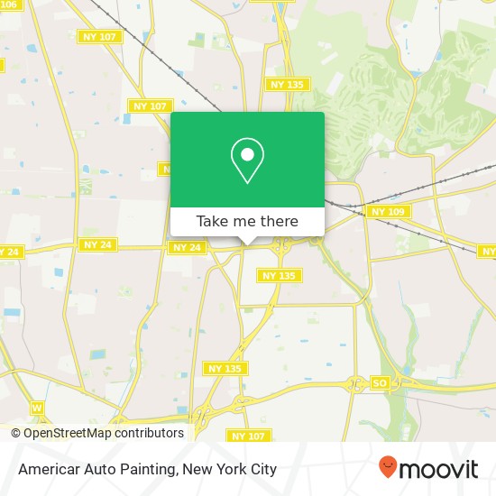 Mapa de Americar Auto Painting, 4190 Hempstead Tpke