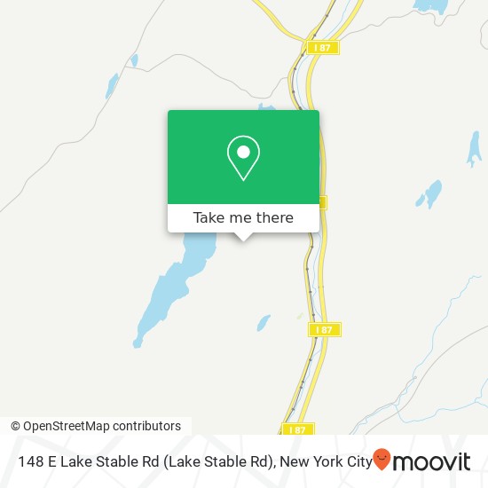 148 E Lake Stable Rd (Lake Stable Rd), Tuxedo Park, NY 10987 map