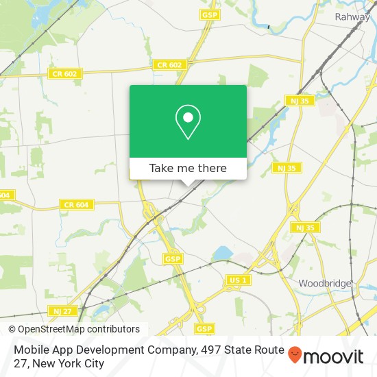 Mobile App Development Company, 497 State Route 27 map