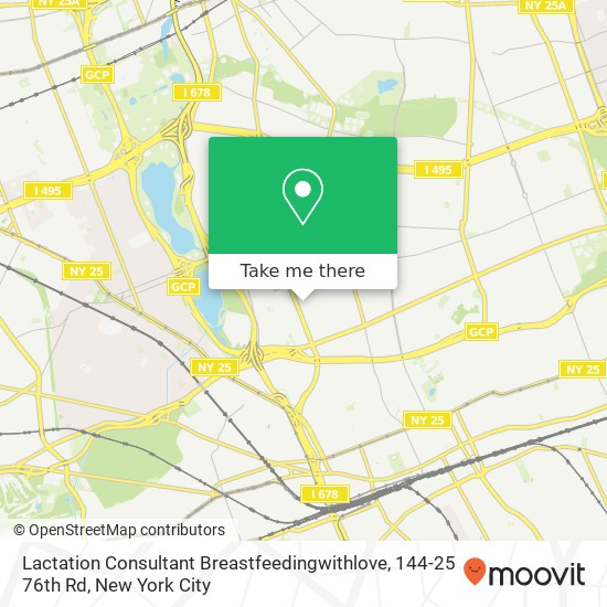 Lactation Consultant Breastfeedingwithlove, 144-25 76th Rd map